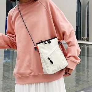 Stylish White Crossbody Bag